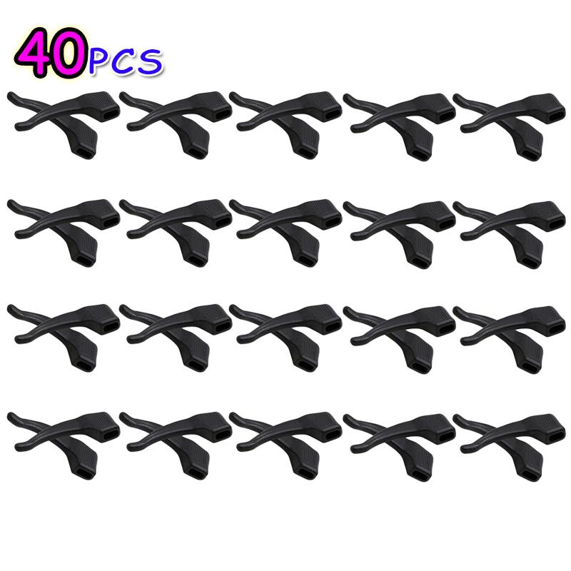 Wholesale Silicone Anti-slip Ear Hooks Glasses Leg Ear Sleeve Bracket Fastener Clear Grips Eyewear Holder Eyeglasses Accessories