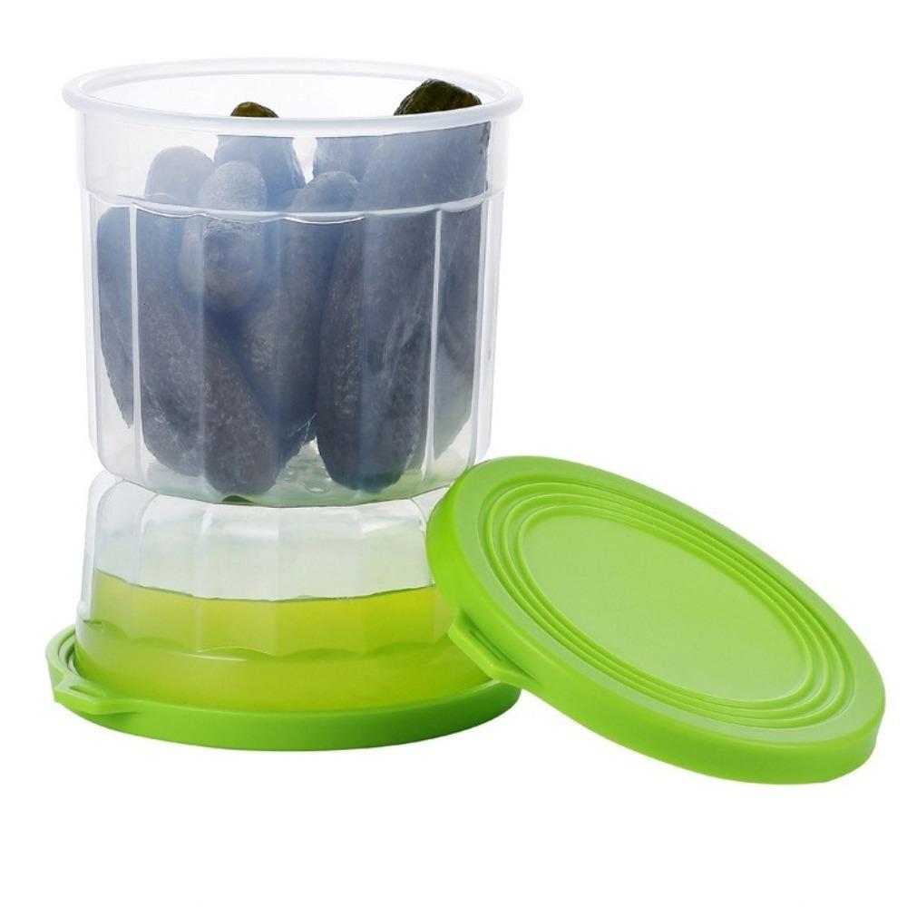 Hourglass Type Pickle Vegetable Jar Dry-wet Separation Pickle Juice Separator  Storing Pickles