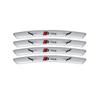 4pcs Car Emblem Wheels Rims Stickers Auto Styling Decor Accessories For Audi SLine Quattro S3 S4 S5 S6 S7 S8 A4 A3 8P A6 C7 RSQ3