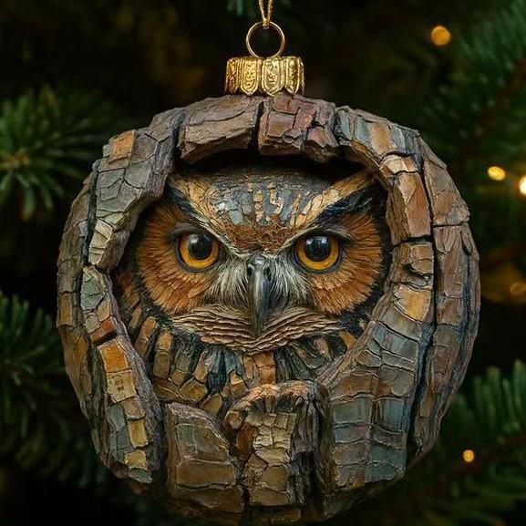 New Acrylic Flat Animal Christmas Ornaments - Perfect Tree and Festival Decorations Gift