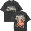 T-shirt Vintage Lavata Ethel Cain If You Love Me Keep It To Yourself Uomo Donna Hip Hop Moda Gotica Manica Corta T-shirt Top