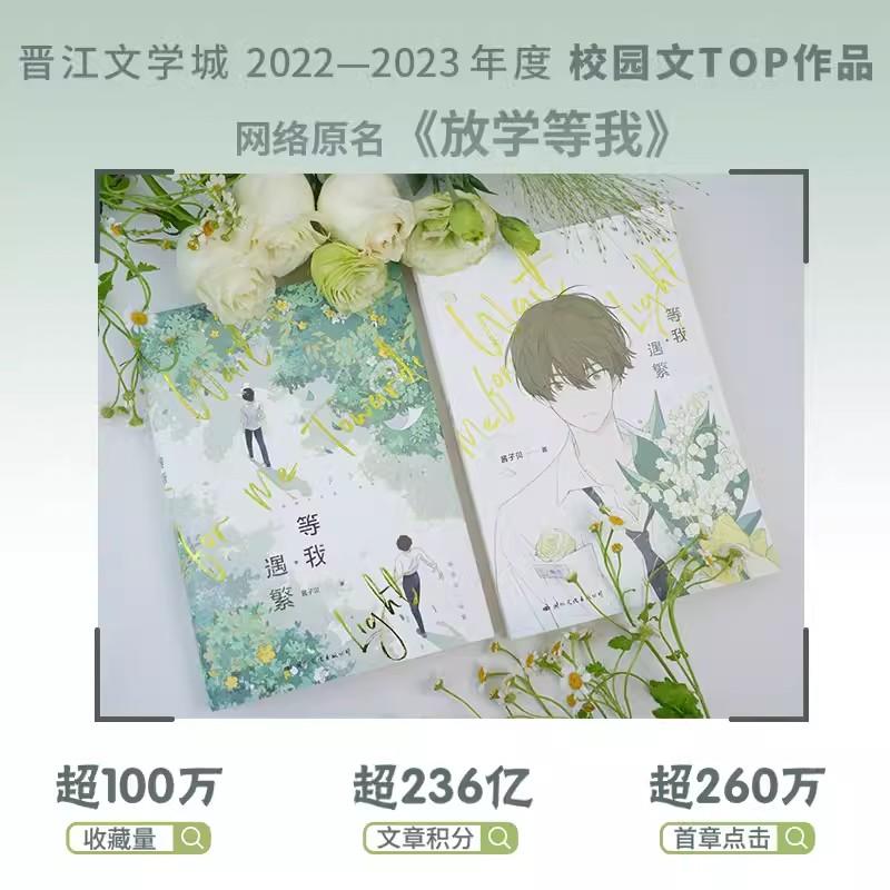 Wait For Me Towards Light Original Novel Vol.1 Fang Xue Deng Wo Chen Jingshen, Yu Fan Chinese Youth Campus BL Fiction Book