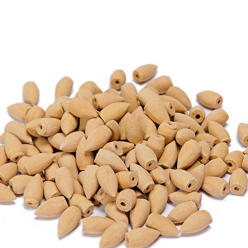 45pcs/box Natural Backflow Incense Cones Sandalwood Wormwood Reflux Tower Incense In Box Suitable for Tea Room Yoga Room