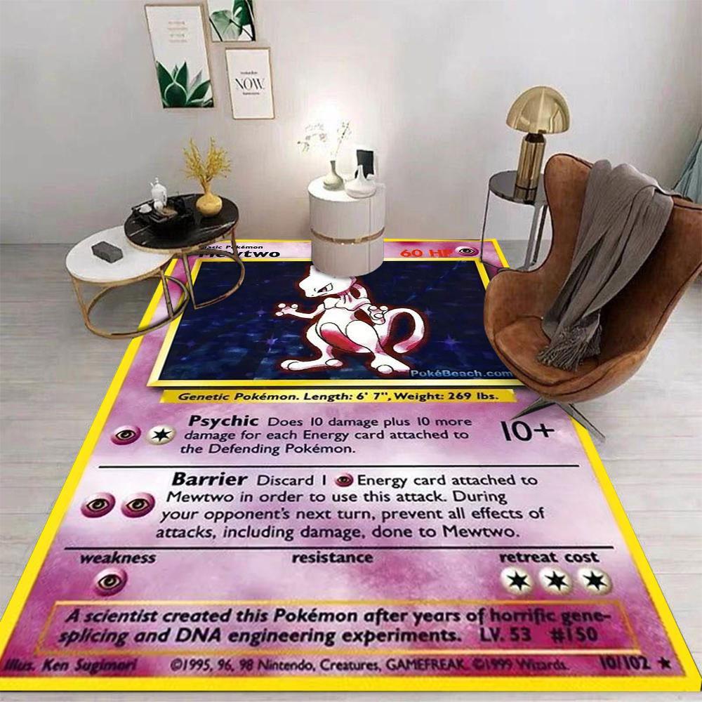 Anime Teppich Cartoon Wohnzimmer Schlafzimmer Küche Sofatisch Balkon Teppich Rutschfeste Waschbare Matte Exquisite Heimdekorationen