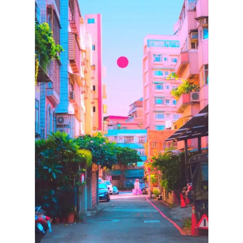 Japanese City Street Canvas Wall Art Anime Scenery Print Aesthetic Japan Town Landscape Poster Tokyo Cityscape Canvas Painting