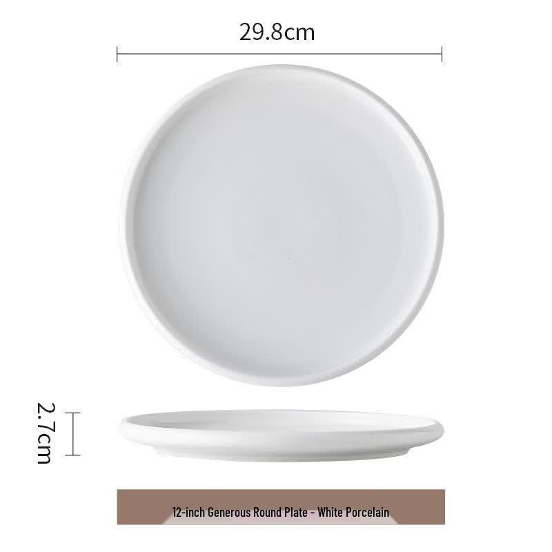 Qinji Japanese Ceramic Dinner Plates