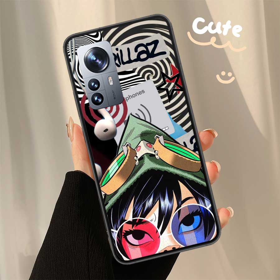 Gorillaz Anime Phone Case For Xiaomi Poco F7 Mi 14 Ultra 15 13 12 Pro 11T 10T 12T Pro 12X 11i 11 10 Lite 5G 9 8 Cover Capa Coque