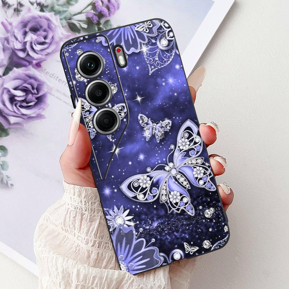 For Tecno Camon 40 2025 Case New Popular Pattern Butterfly Flower Soft Silicone Phone Cover For Tecno Camon40 Pro CM6 CM5 Bumper