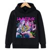 2025 New Kpop Witch Hunt Children's Hoodie Fashionable and Versatile Cartoon Pattern Printed Girls' Sportswear