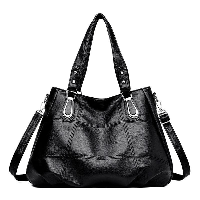 Women's Bag New Commuter Shoulder Bag Large Capacity Fashionable Splicing Portable Tote Bag Oblique Span Bag