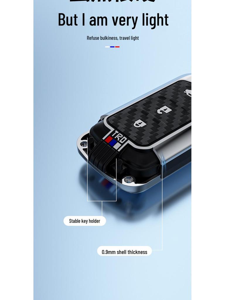 Husă Carcasă Cheie pentru Toyota Camry/Highlander Generația a Șaptea 2009-2013