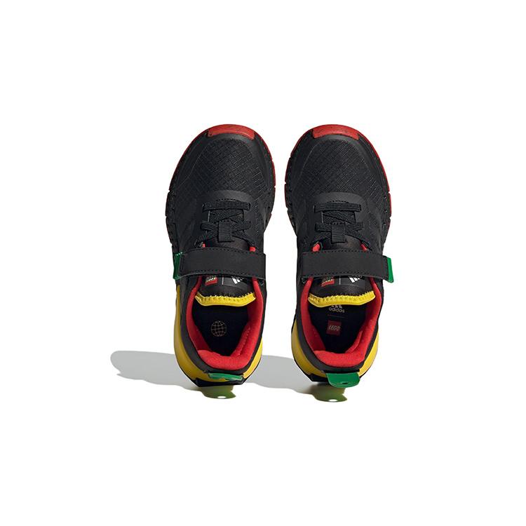 New LEGO x Adidas Lego Sport Dna Anti Slip Wear Resistant Low Top Kids Lifestyle Shoes Black Yellow Kids' HQ1311