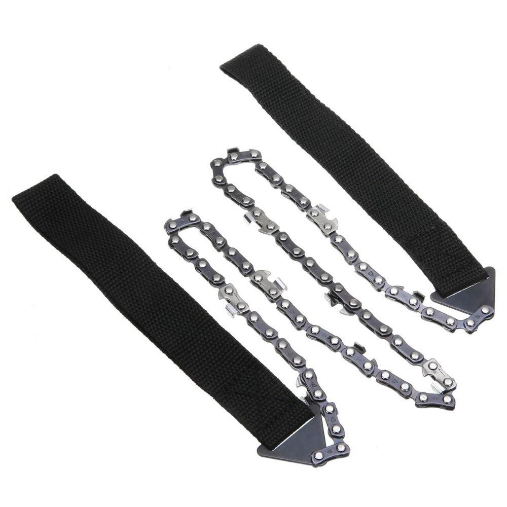 11-33 Teeth Survival Chain Saw With Pouch Pocket Manual Saw Multi Function Saw Emergency Tool