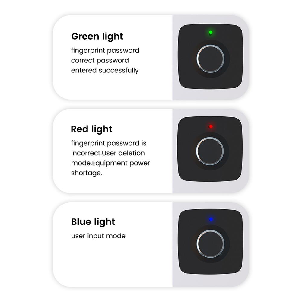 Fingerprint Cabinet Lock Smart Biometric Keyless Hidden File Drawer Wardrobe Lock Child