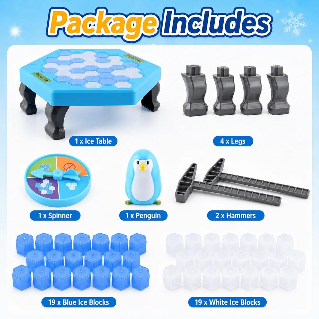Children Save Penguin Ice Breaker Trap Toys Interesting Parent-child Table Games Children Adult Toys Decompression