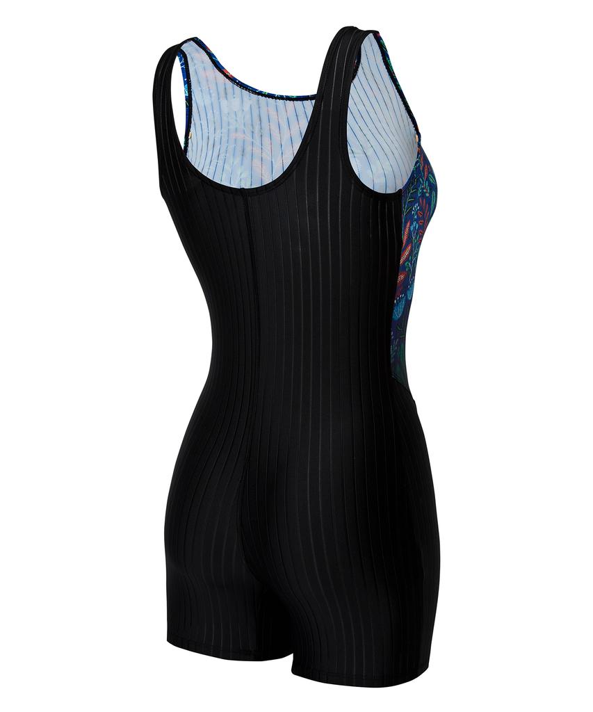 Laelliseupocheu [Oslh651 Mlt] Rough Aqua 3-Part U-Back Swimsuit