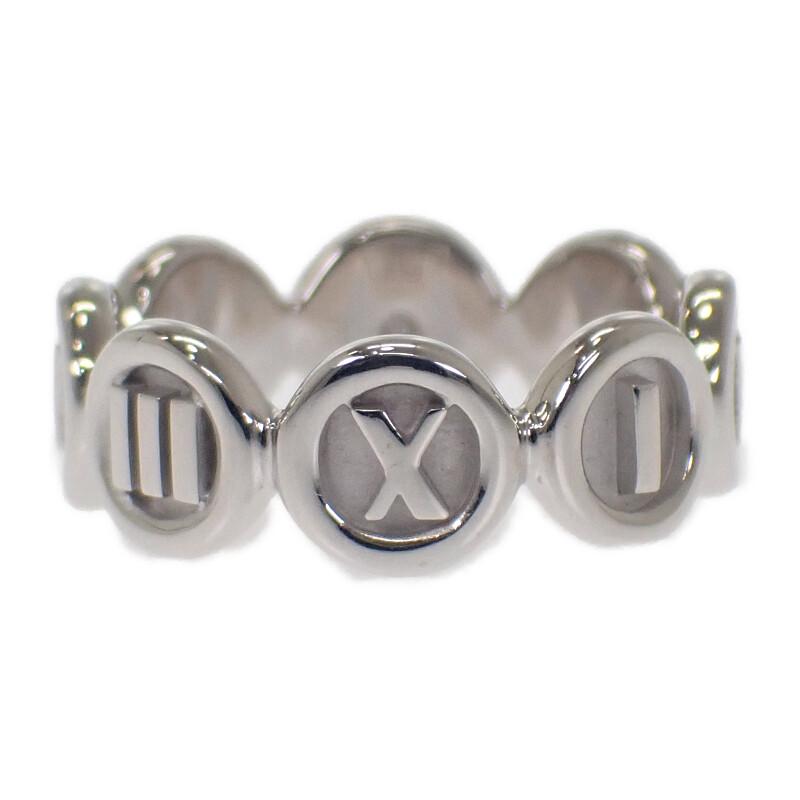 TIFFANY&Co.  #11(JP Size) ring K18 white gold/diamond Women