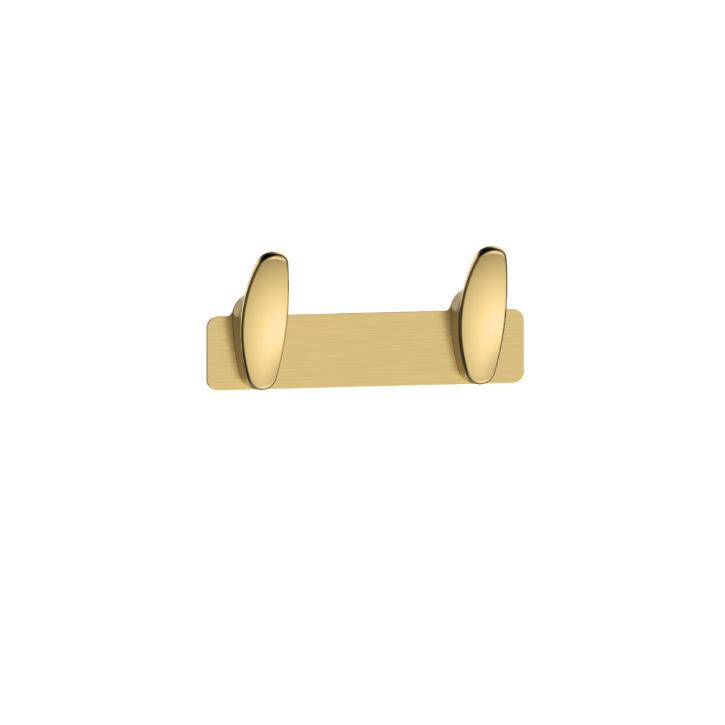 Zinc Alloy Multi-Hook Wall-Mounted Coat and Towel Rack for Kitchen and Bathroom