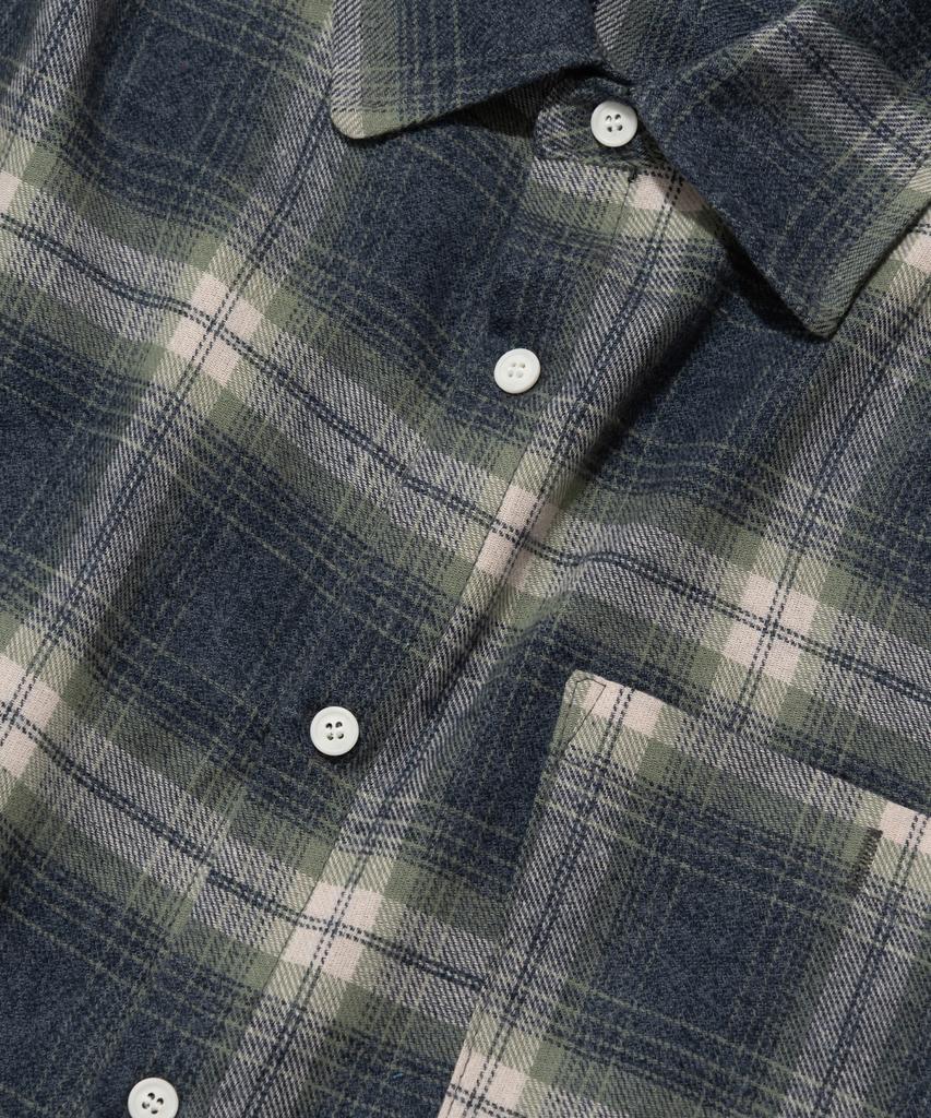 Wogseuaenko Outdoor Camp Check Shirt (Navy)
