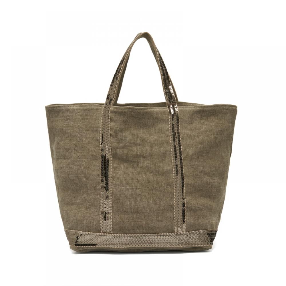 Vanessa Bruno Spangled Linen Tote Bag MediuM M 0pve31 V40413