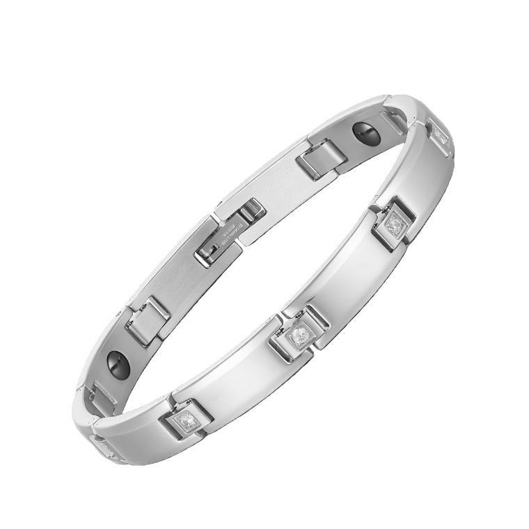 New Light Luxury Titanium Steel Jewelry Bracelet Magnet Permanent Magnetic Bracelet Women