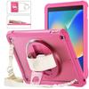 Rotating Strap Case IPad 10.2 9.7 With Stand Full TPU Cover Shockproof Sleep Wake Crossbody Shoulder Compatible