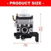 Carburetor Carb for GX25 GX35 HHT35 HHT35S Mower Replacement Accessories Precisions Metal Engine Carb Easy Installation