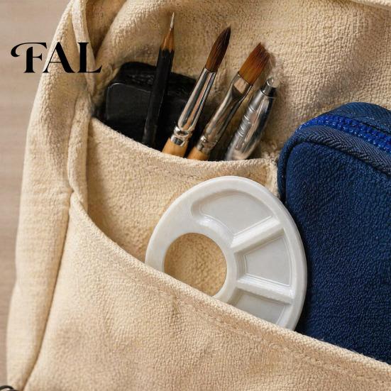 Small Palette for Detail Painting Mini Paint Tray, with Thumb Hole, Lightweight Durable Non Stick Acrylic Mixing Watercolor Palette, Artists