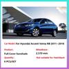 Full Cover Sunshades for Hyundai Verna Solaris I25 Accent 2011~2018 Grand Avega Sedan Rear Windshield Curtain Windows Visor Mats