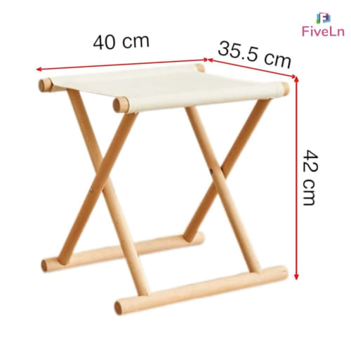 FiveLn Round-legged Whitewood Temple Chair, White Cloth, for Shrines and Temples, Suitable for Buddhist Memorial Services and Buddhist Memorial Servic