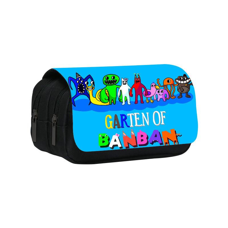 Garten Of Banban Double Layer Pencil Bag With Nylon Material For Students And School Supplies