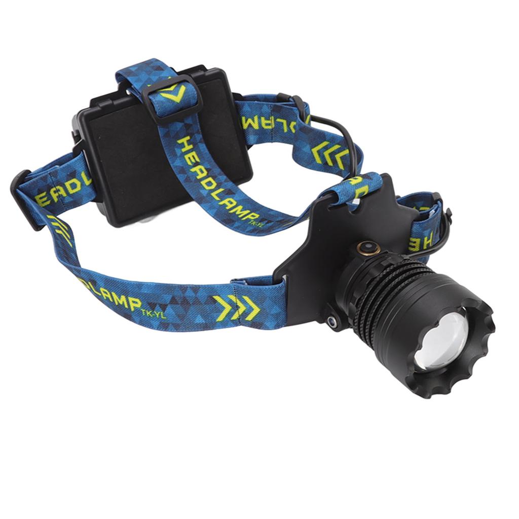 USB Headlamp 3000lm Waterproof 90 Degree Adjustable Hands Free Rechargeable Outdoor Emergency