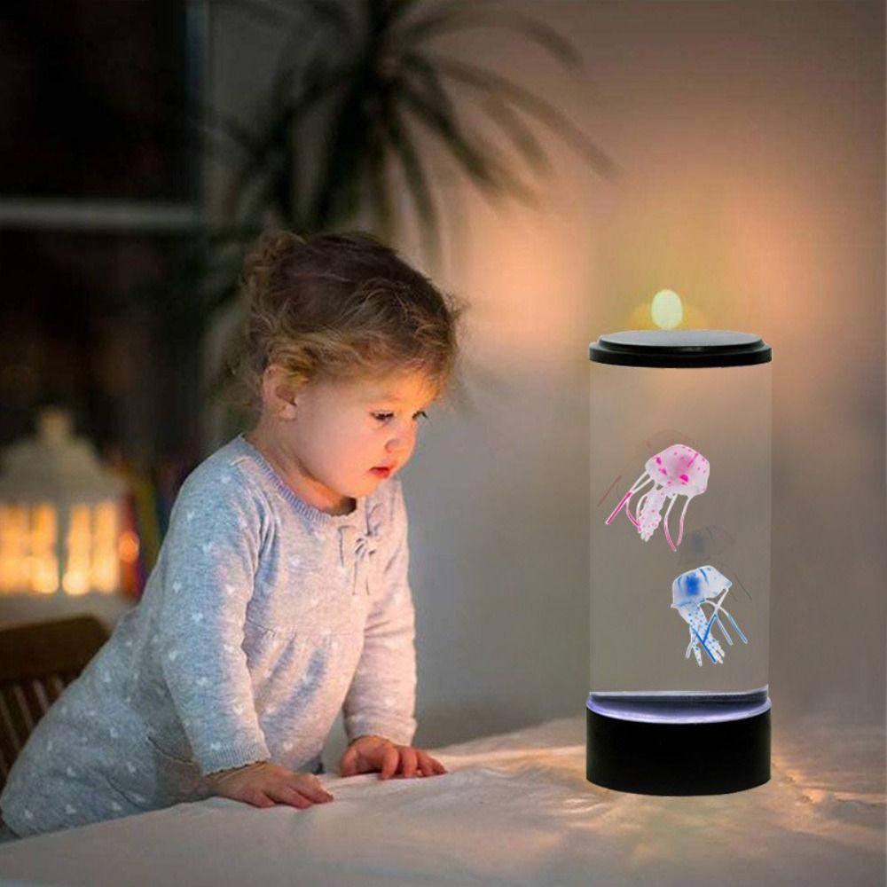 Silikonowa Sztuczna Meduza Fluorescencyjna Dekoracja Akwarium Krajobraz Wodny Ornament Świecący do Zbiornika