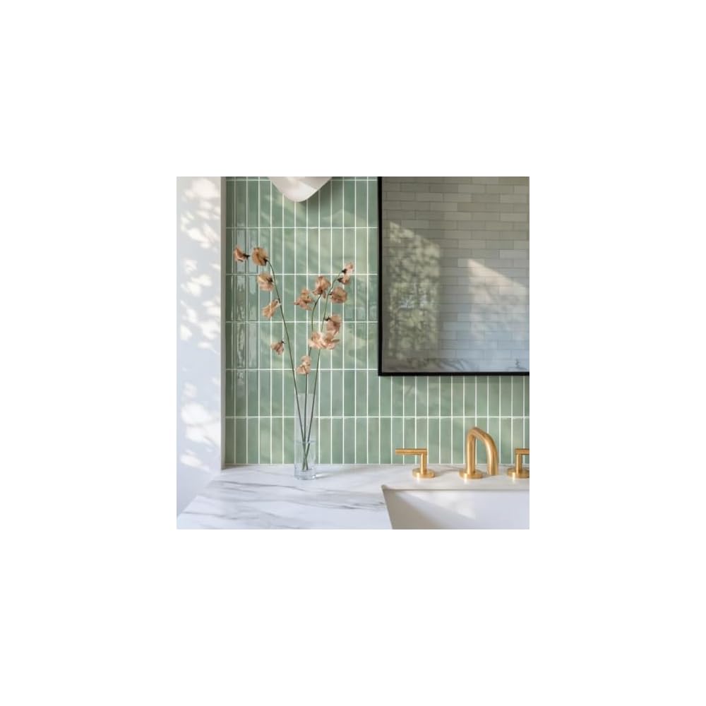 COMSTICKC 3D Tile Stickers, Waterproof, Heat Resistant, 10 Pieces, 305 x 305 cm, DIY for Kitchen,