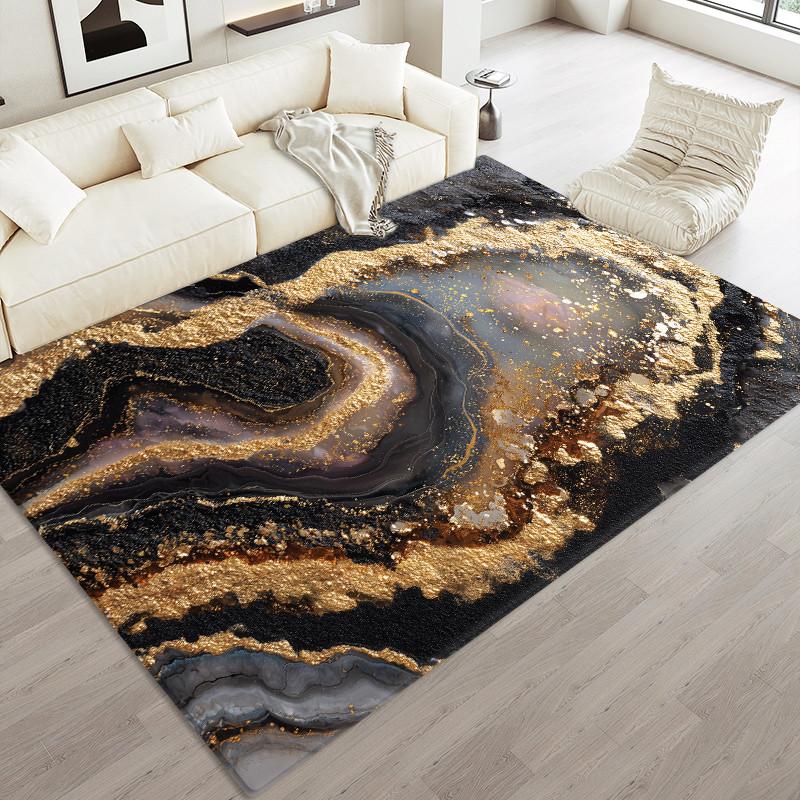 

Абстрактный ковер Большой для гостиной Акварельный принт Фланелевый Супермягкий Прикроватный коврик для спальни Коврик для прихожей Коврик для ванной Впитывающий Коврик для пола на кухню 40x60cm 1pcs