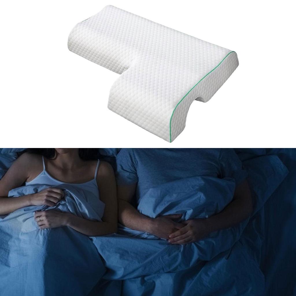 Couples Pillow Hug The Arched of Light Sleep with Memory Foam for Hole