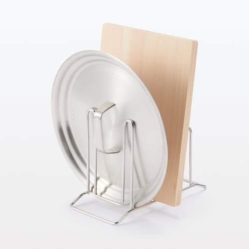 MUJI Stainless Steel Kitchen Stand Silver Approx. Width 10 x Depth 20.5 x Height 15 cm MCC63A2S