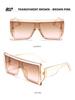 Retro Large Frame Oversized Square Sunglasses - Summer Fashion Collection