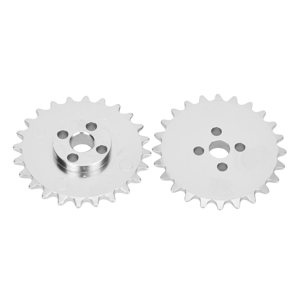 

2 шт. 24-зубчатые звездочки из цинкового сплава зубчатая цепь шестерня промышленные детали робота 52 мм X 6,8 мм