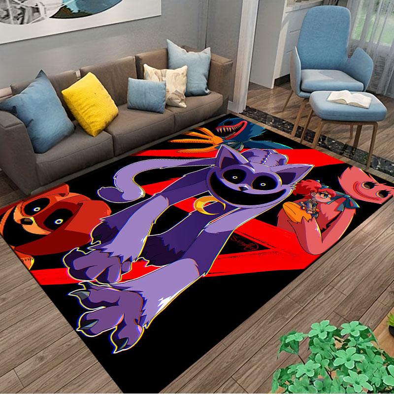 Colorful Cartoon Horror Theme suitable as a non-slip mat for the living room or bedroom sofa