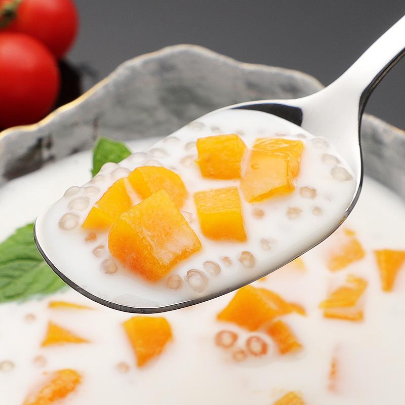 316 Stainless Steel Soup Ladles Dining Spoon Household Tablespoons Multifunctional Square-headed Scoop for Ice Cream Dessert