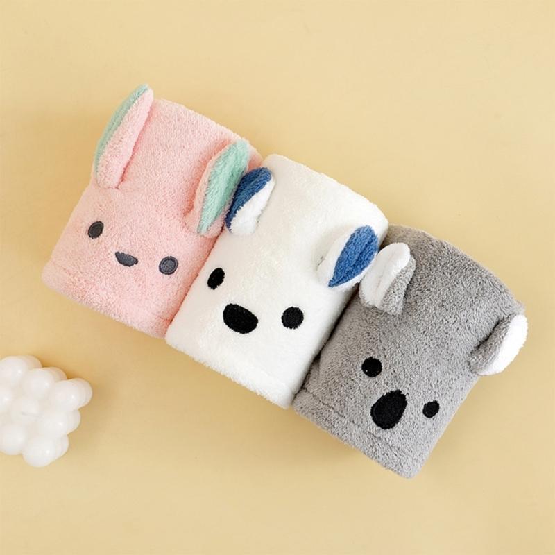 1PC Microfibre Hair Towels, Hair Towel, Turban Towel with Button, Hair Turban Kids Super Absorbent Towels for Women