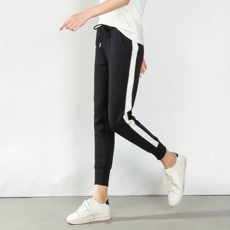 Women's Korean-Style Loose Harem Sweatpants, Lightweight and Casual, Perfect for Spring, Autumn, and Summer.