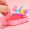Girls Silicone Kawaii Unicorn Messenger Bag Coin Purse Children's Decompression Fidget Toys Stress Relief Autism Handbag juguete