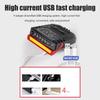 Waterproof LED Sensor Headlights Hat Light 180 Degree Rotatable Adjustable Clip On Lights USB