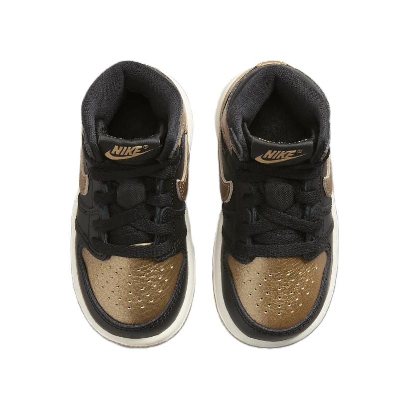 New Jordan 1 Retro High OG Black Metallic Gold TD FD1413-071
