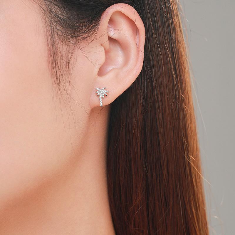 Tancise 925 Sterling Silver Zircon Earrings Drop Earrings For Women Wedding Party Gifts
