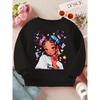 kids Crewneck Sweatshirt, Comfort Long Sleeve Pullover Versatile Spring Autumn Casual Top