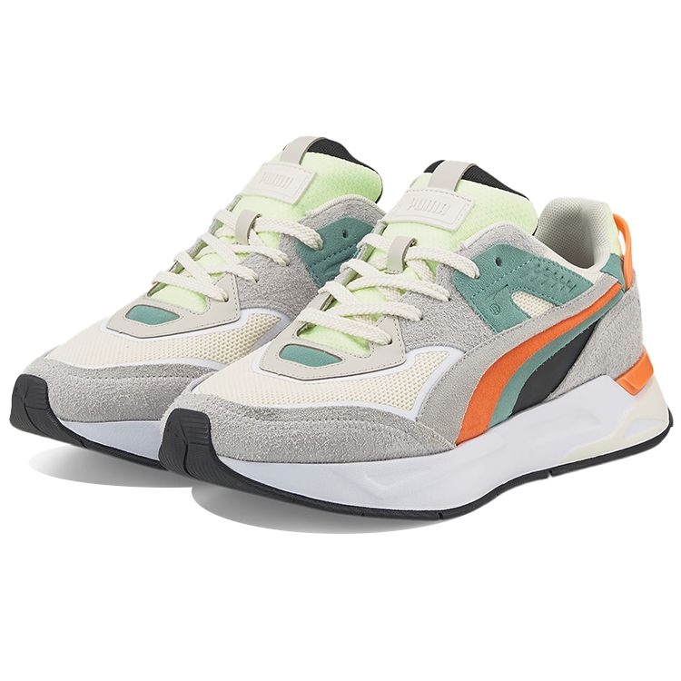 Puma Mirage Sport Layers Grey Violet Apricot Unisex Sneakers Blue White 383175-01