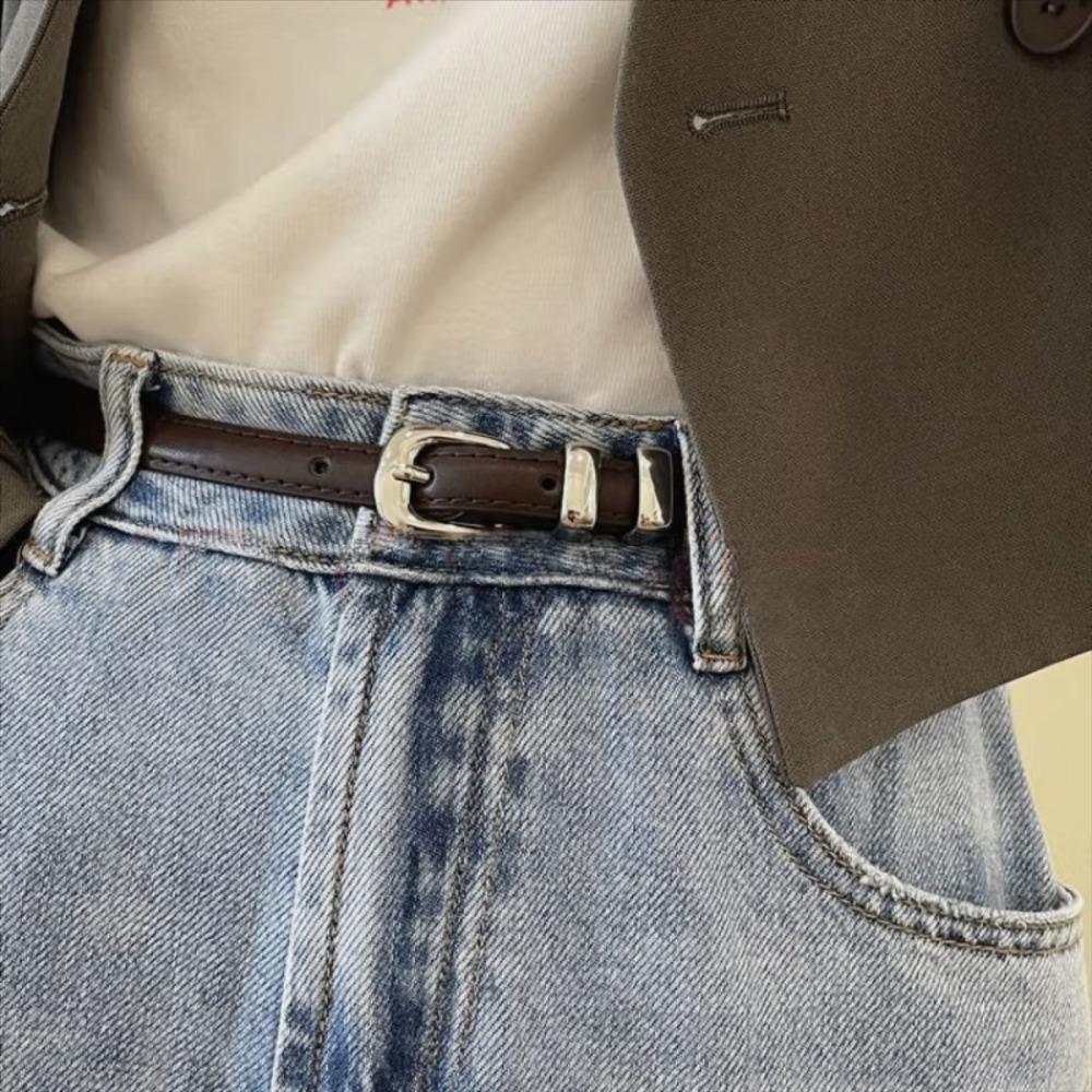 Adjustable Women's Belt Korean Style Jeans Waist Band Fashion Y2k Waist Belt  Trouser Decoration